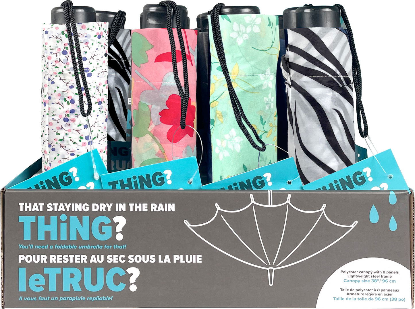FASHION UMBRELLA ASSORTED Pak/12