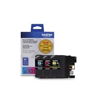 Brother LC1013PKS 3-Pack of Innobella Colour Ink Cartridges, Standard Yield (1 each of Cyan, Magenta, Yellow)