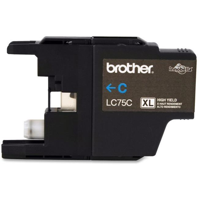 Brother LC75CS Innobella Cyan Ink Cartridge, High Yield (XL Series)