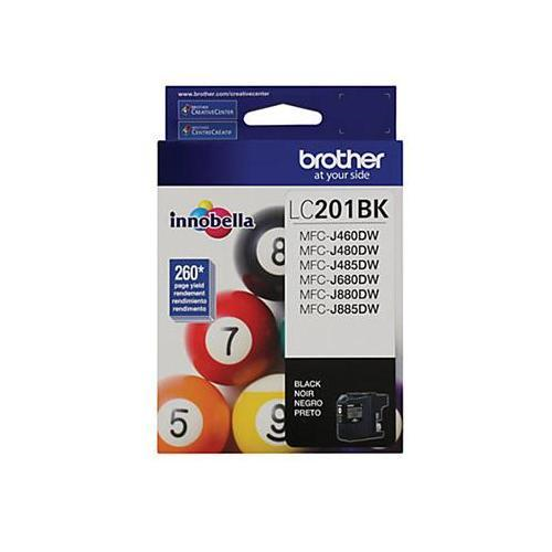 Brother LC201BKS Innobella Black Ink Cartridge, Standard Yield