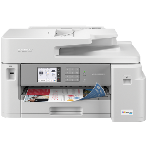 Brother MFC-J5855DW INKvestment Tank Colour Inkjet All-In-One Printer with printing capabilities up to 11 x 17