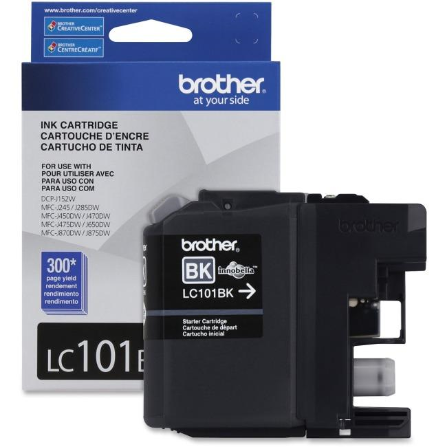 Brother LC101BKS Innobella Black Ink Cartridge, Standard Yield