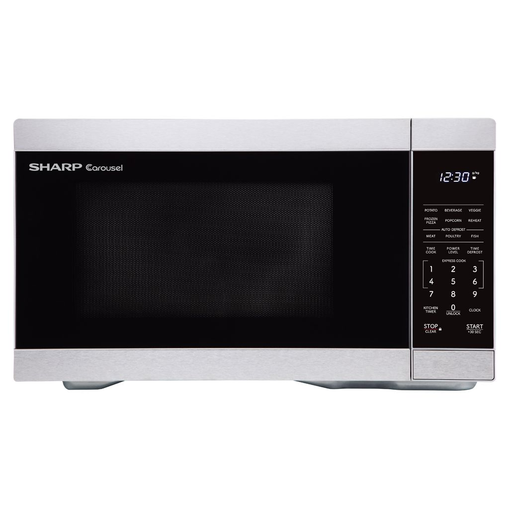 SHARP SMC1162KSC Carousel® Countertop Microwave Oven 1.1 cu. ft. 900W Stainless Steel