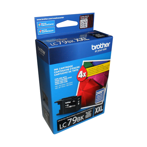 Brother LC79BKS Innobella Black Ink Cartridge, Super High Yield