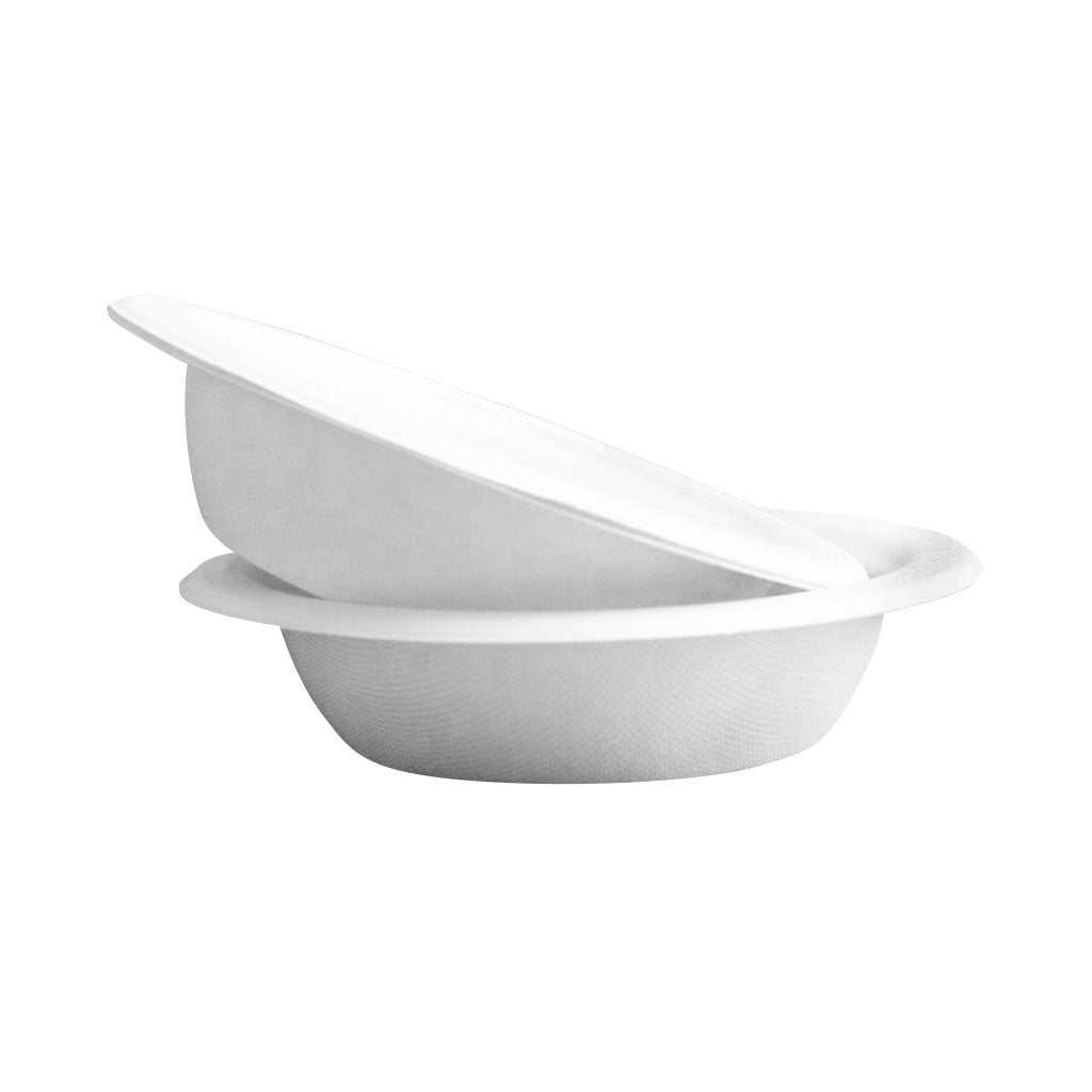 Compostable Round Bowls - 16 oz / White (pack of 50)