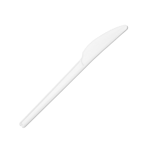 Compostable Knives, White, CPLA, 100 per pack