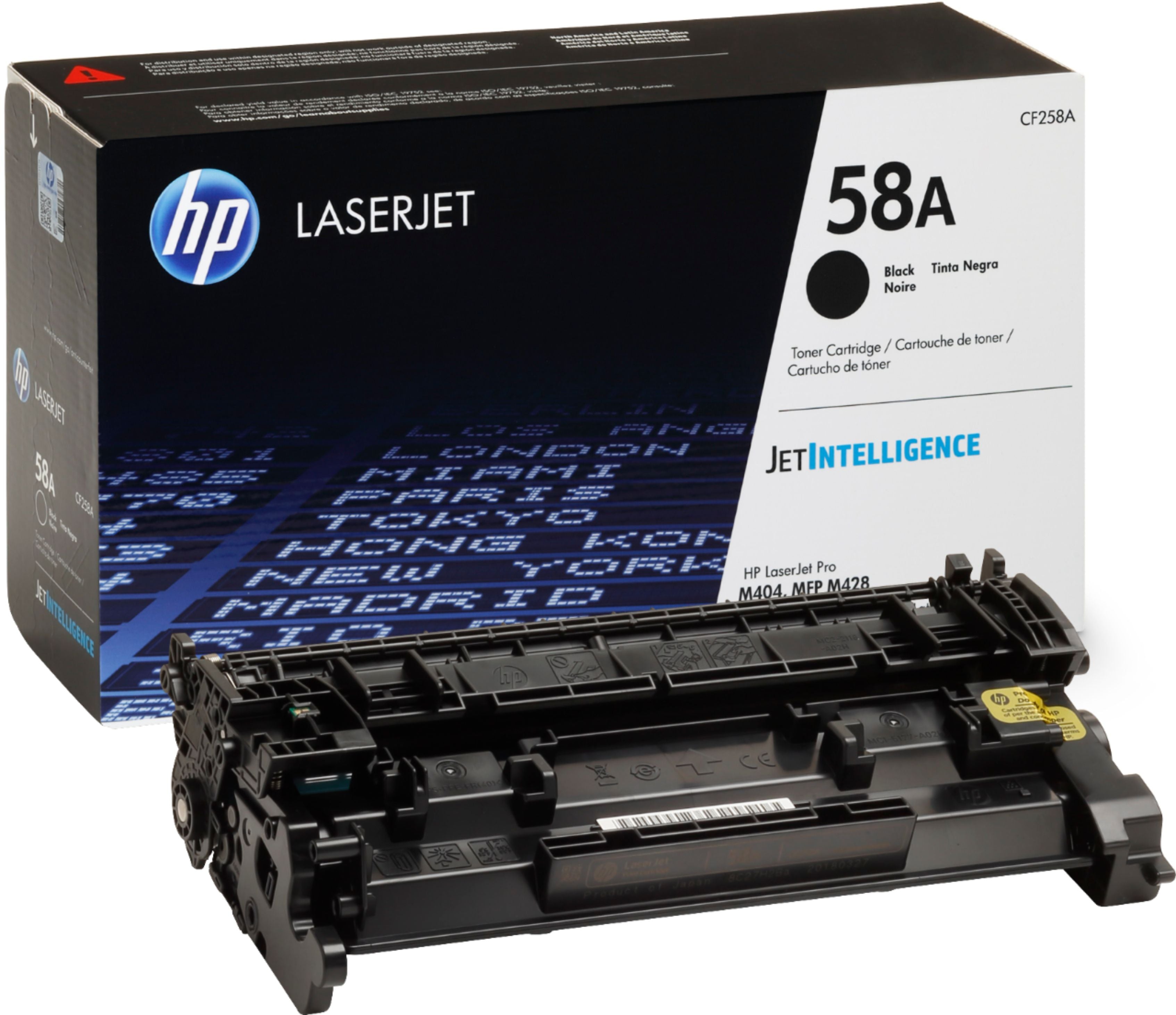 HP Genuine OEM CF258A (HP58A) Standard Black Toner (3K YLD)