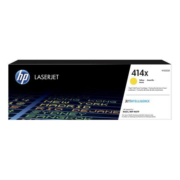 HP Genuine OEM W2022X (HP414X) High Yld Yell Toner 6K YLD