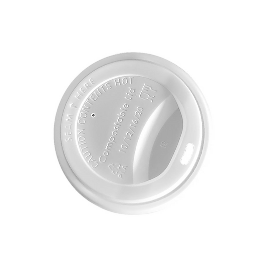 CPLA Lids Dome Top - 10 oz - 20 oz / Clear, Pack of 50