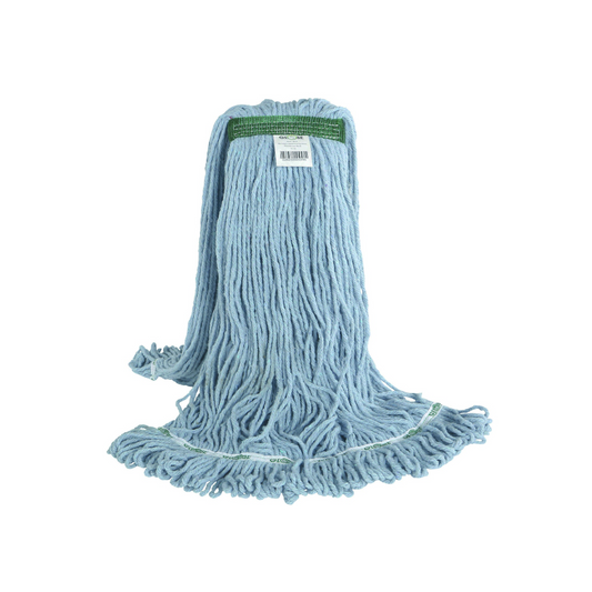 Syn-Pro? Synthetic Looped End Wet Mop Narrow Band Blue 32oz Bagged