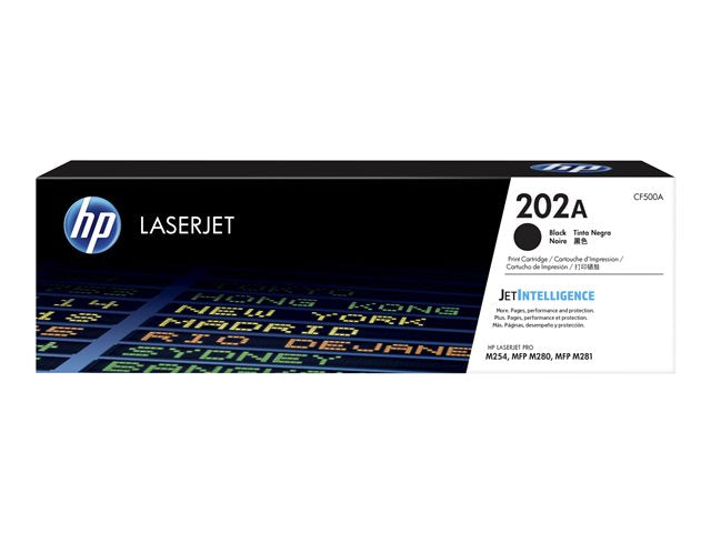 HP202A Black Toner 1.4K YLD MFP M281fdw, M254dw