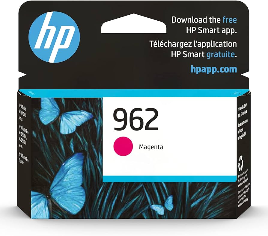 HP Genuine OEM 3HZ97AN HP962 Magenta Ink Cartridge 700 YLD