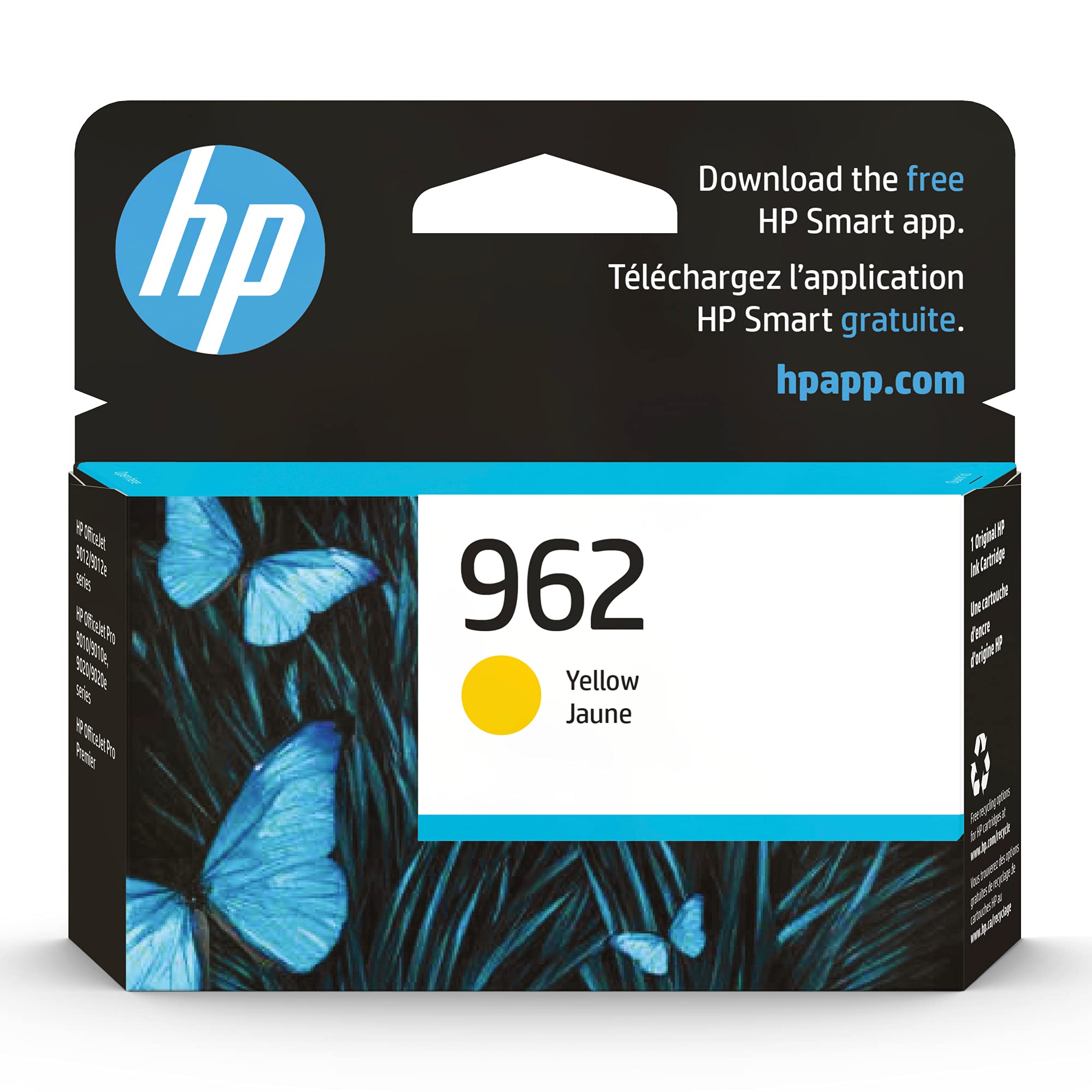 HP Genuine OEM 3HZ98AN (HP962) HP 962 Yellow Ink Cartridge (700 YLD)