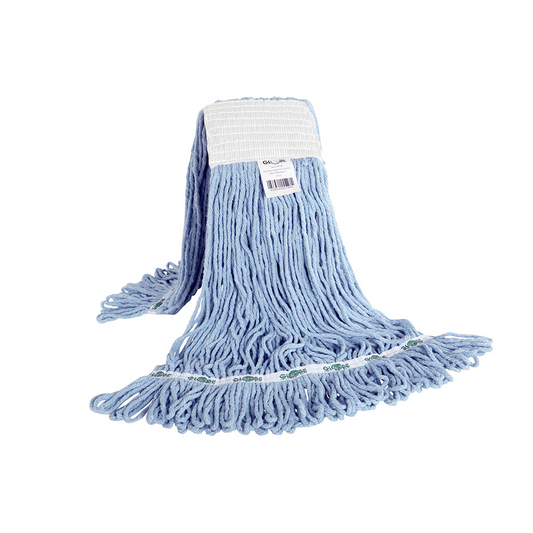 Syn-Pro? Synthetic Looped End Wet Mop Wide Band Blue 10oz