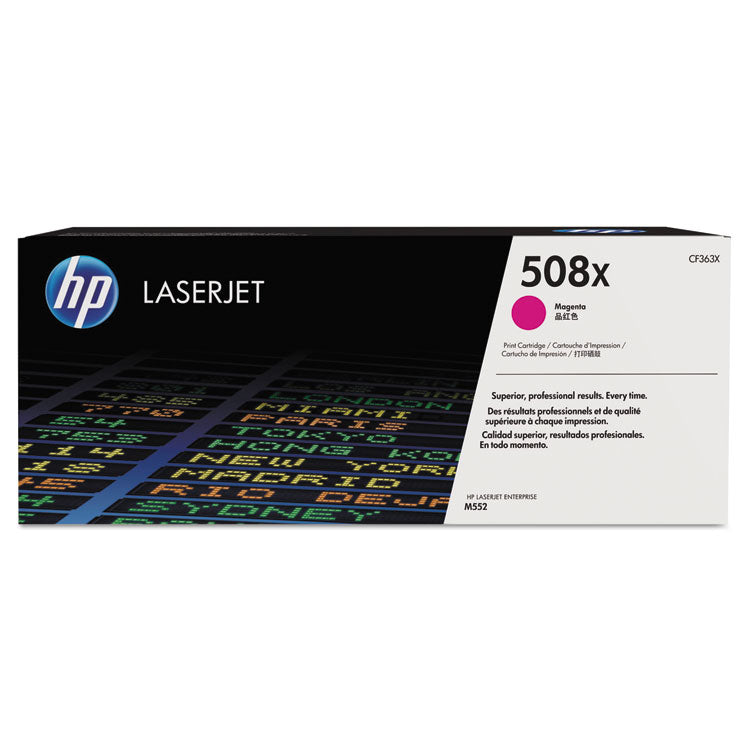 HP 508X High Yld Magenta Toner (9.5K YLD) M553/M577 Series