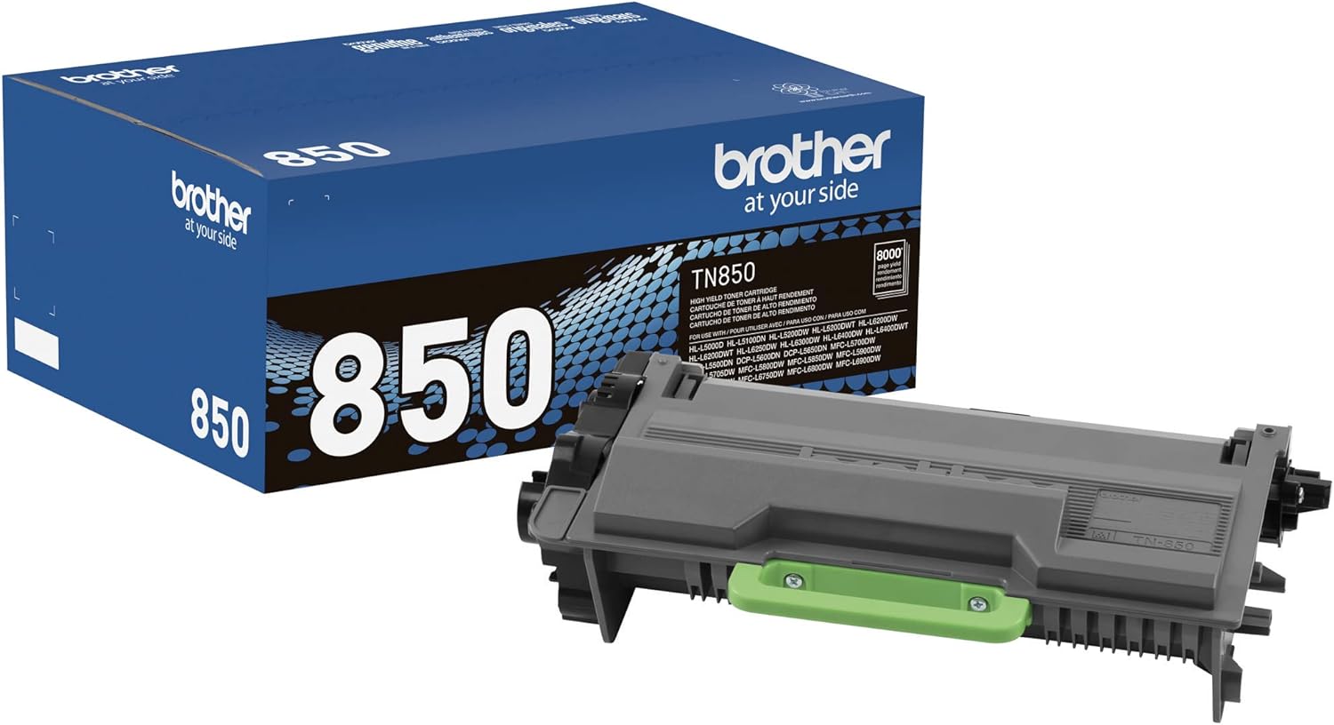 TN850 Brother Genuine High Yield Toner Cartridge