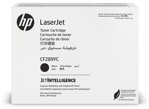 HP CF289YC Extra High Yield Black Contract Original LaserJet Toner Cartridge