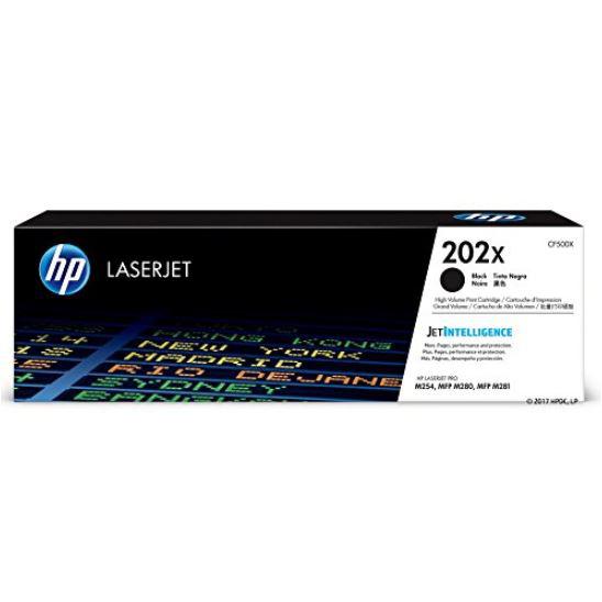 HP202X High Yield Black Toner 3.2K YLD MFP M281fdw, M254dw