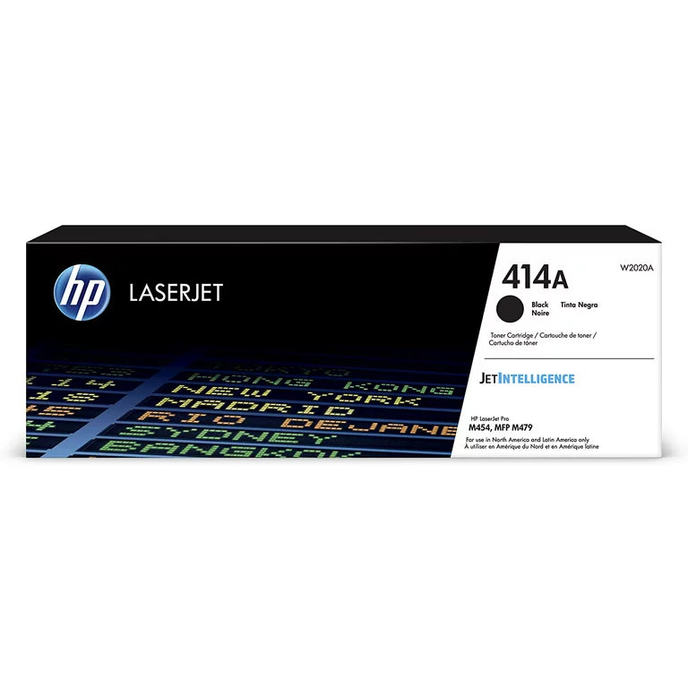 HP Genuine OEM W2020A (HP414A) Black Toner Cartridge 2.4K YLD