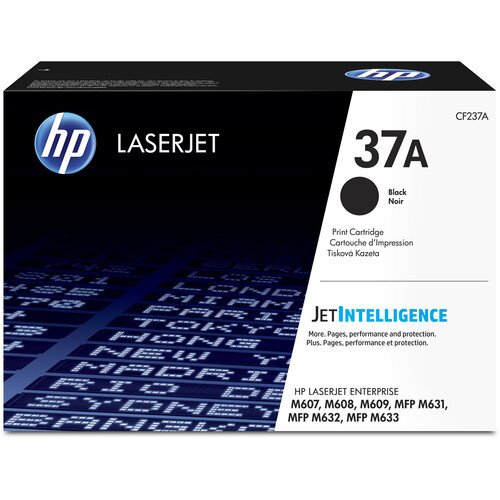 HP37A Black Toner 11K YLD M608/M609/M631/M632/M633