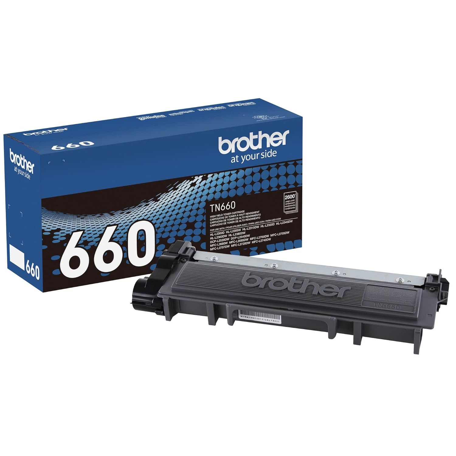 Brother Genuine High Yield Toner Cartridge, TN660