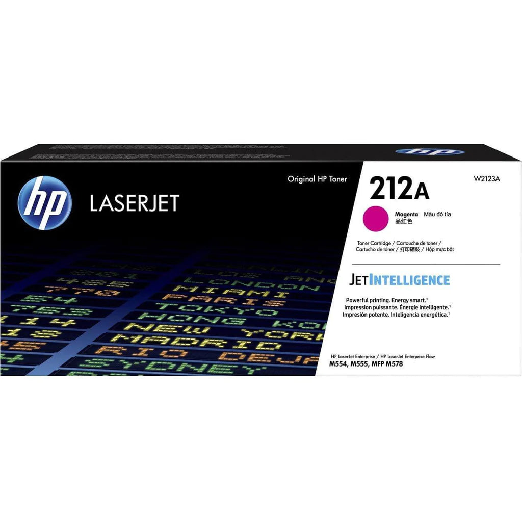 HP Genuine OEM (W2123A) HP212A Magenta Toner Ctg (4.5K Yld)