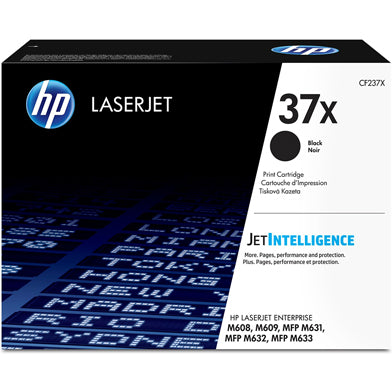 HP37X High Yield Black Toner 25K M608/M609/M631/M632/M633