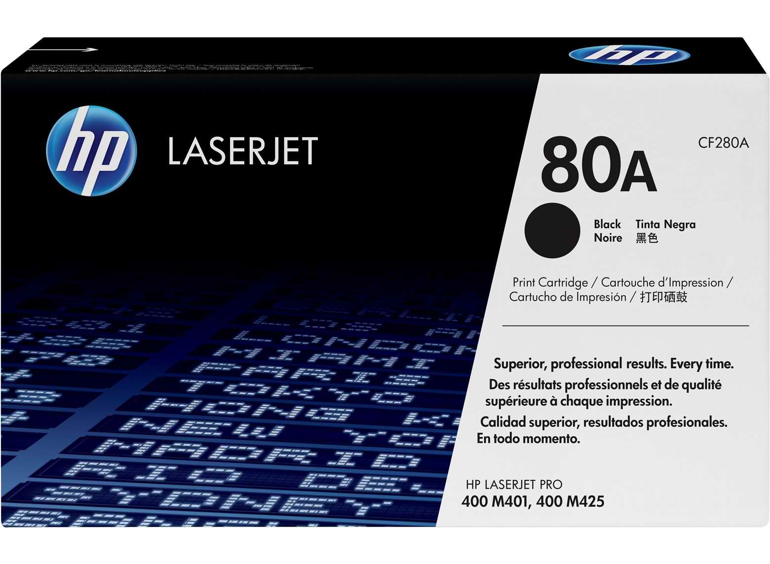 HP 80A Black Toner Ctg for LJ Pro 400 M401/M425