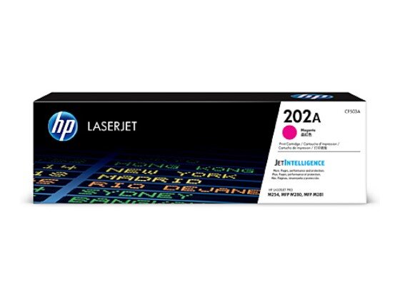 HP202A Magenta Toner 1.3K YLD MFP M281fdw, M254dw