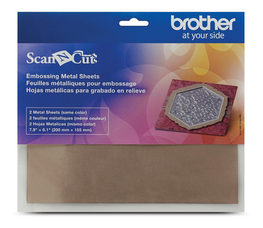 Brother CAEBSBMS1 Embossing Brass Metal Sheets