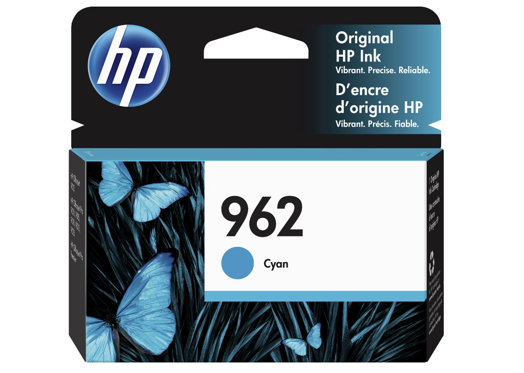 HP Genuine OEM 3HZ96AN HP962 Cyan Ink Cartridge 700 YLD