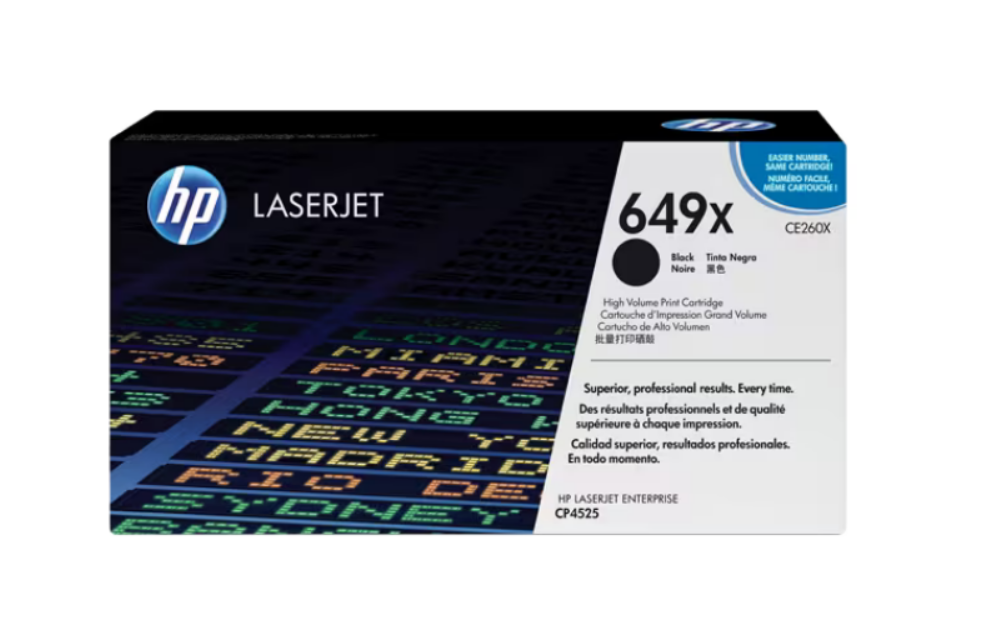 HP High Yield Black Toner for CP4525N 17K YLD