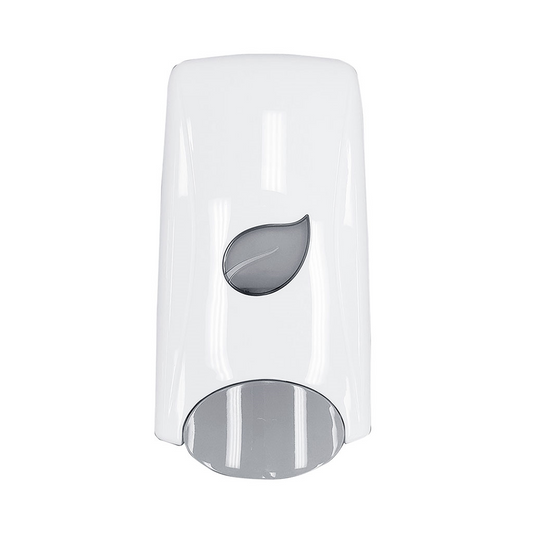 Liquid / Lotion Bulk Soap Dispenser with Refillable Bottle (White)