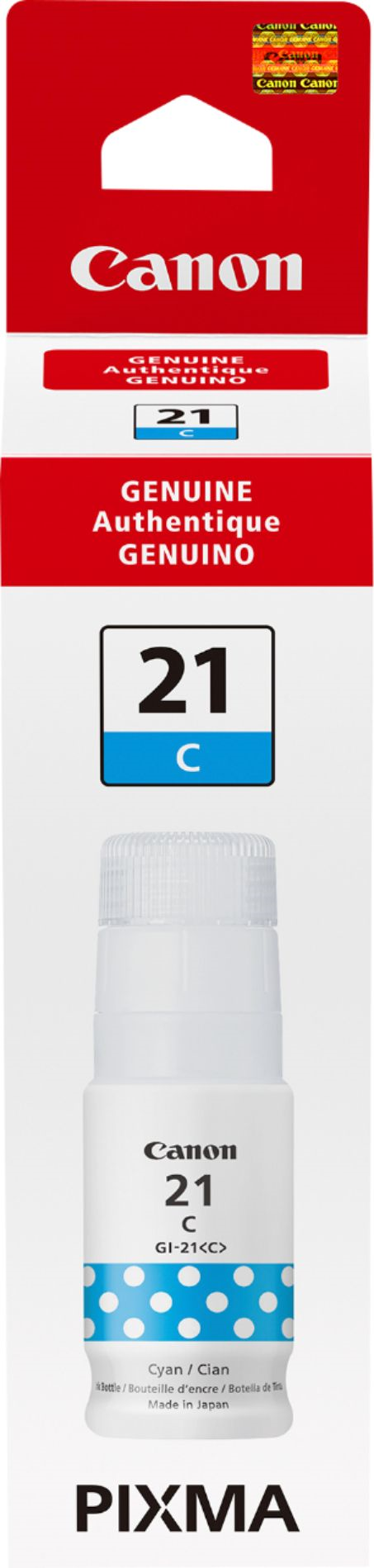 GI-21 Cyan Ink Bottle SKU 4537C001