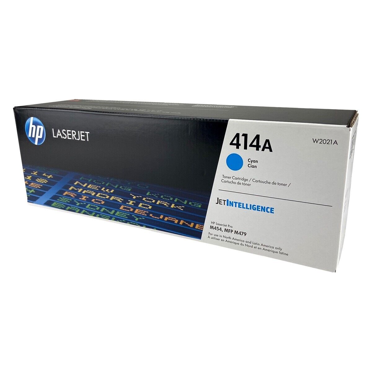 HP Genuine OEM W2021A (HP414A) Cyan Toner Cartridge 2.1K YLD