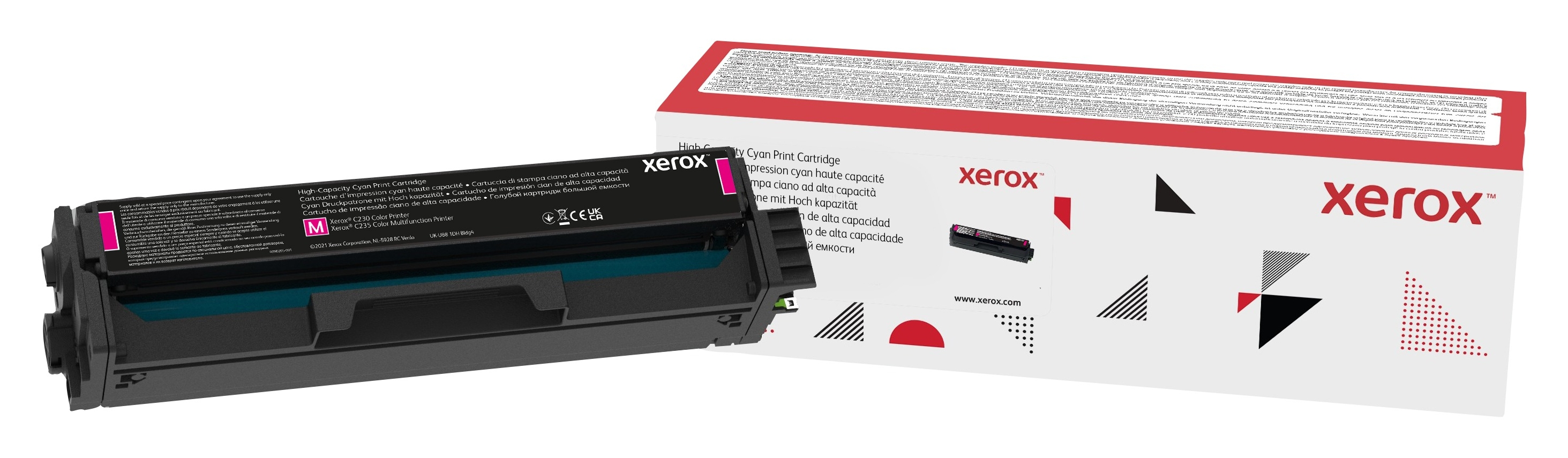 006R04393 Genuine Xerox Magenta High Capacity Print Cartridge, Xerox C230/C235 Color Printer/Multifunction