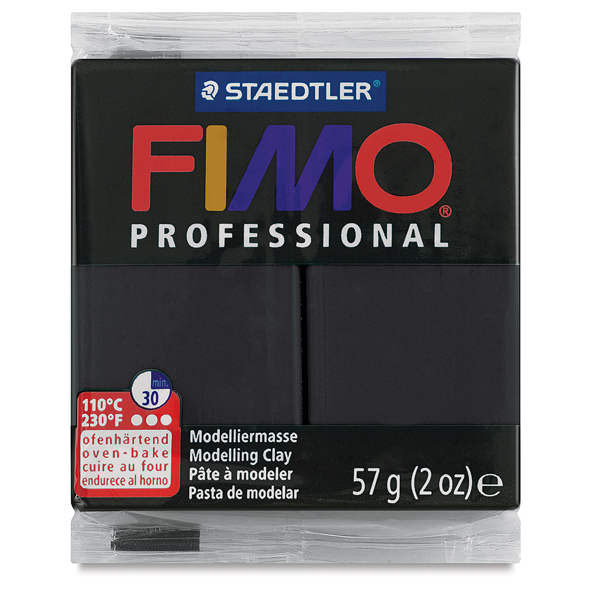 Fimo Professional Clay– Black 57g