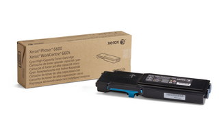 106R02225 Phaser 6600/WorkCentre 6605, High Capacity Cyan Toner Cartridge