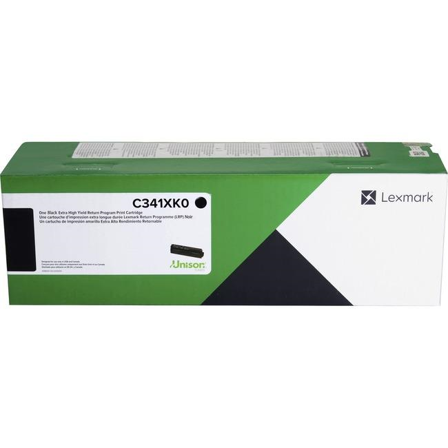 C341XK0 Lexmark C/MC3426 Black Return Program 4.5K Print Cartridge