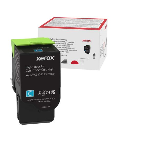 006R04365 Genuine Xerox Cyan High Capactiy Toner Cartridge, Xerox C310 & C315 Color Printer