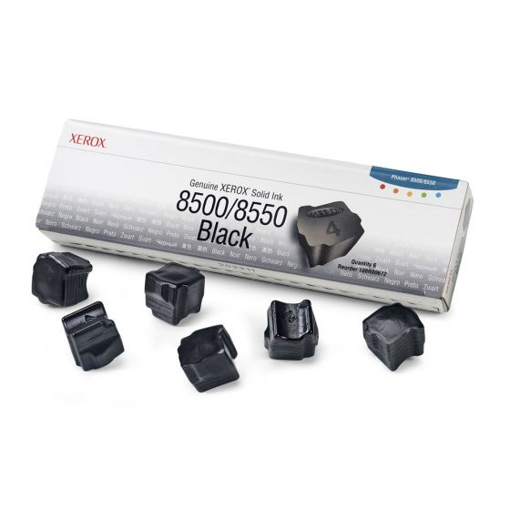 108R00672 Genuine Xerox Solid Ink 8500/8550 Black (6 Sticks)