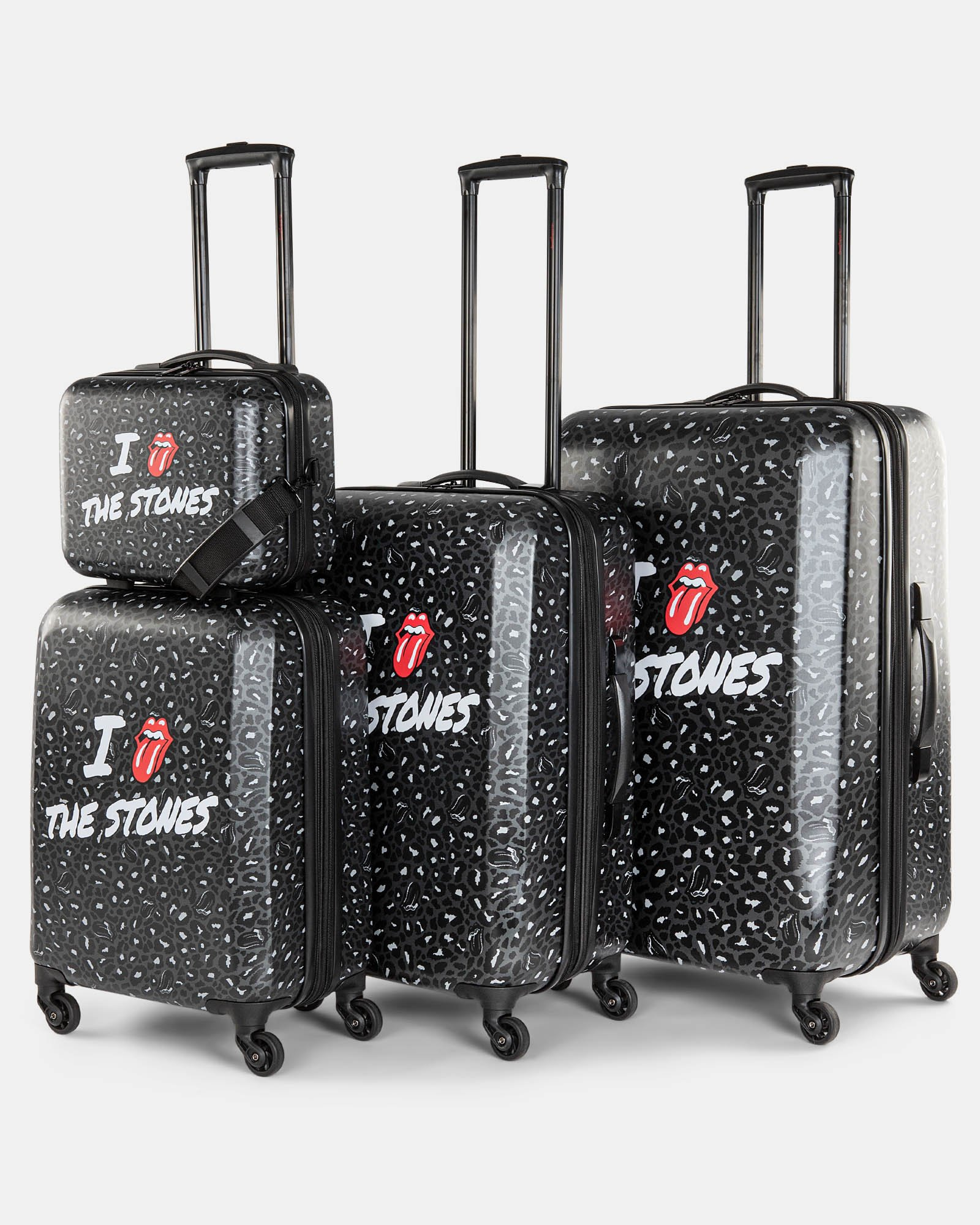 HLG7004RS-BIHS The Rolling Stones Paint It Black 3 Pcs Set Luggage