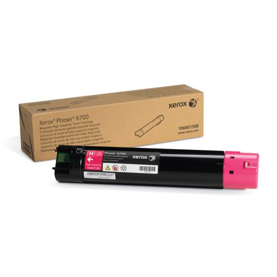 106R01508 Magenta High Capacity Toner Cartridge, Phaser 6700