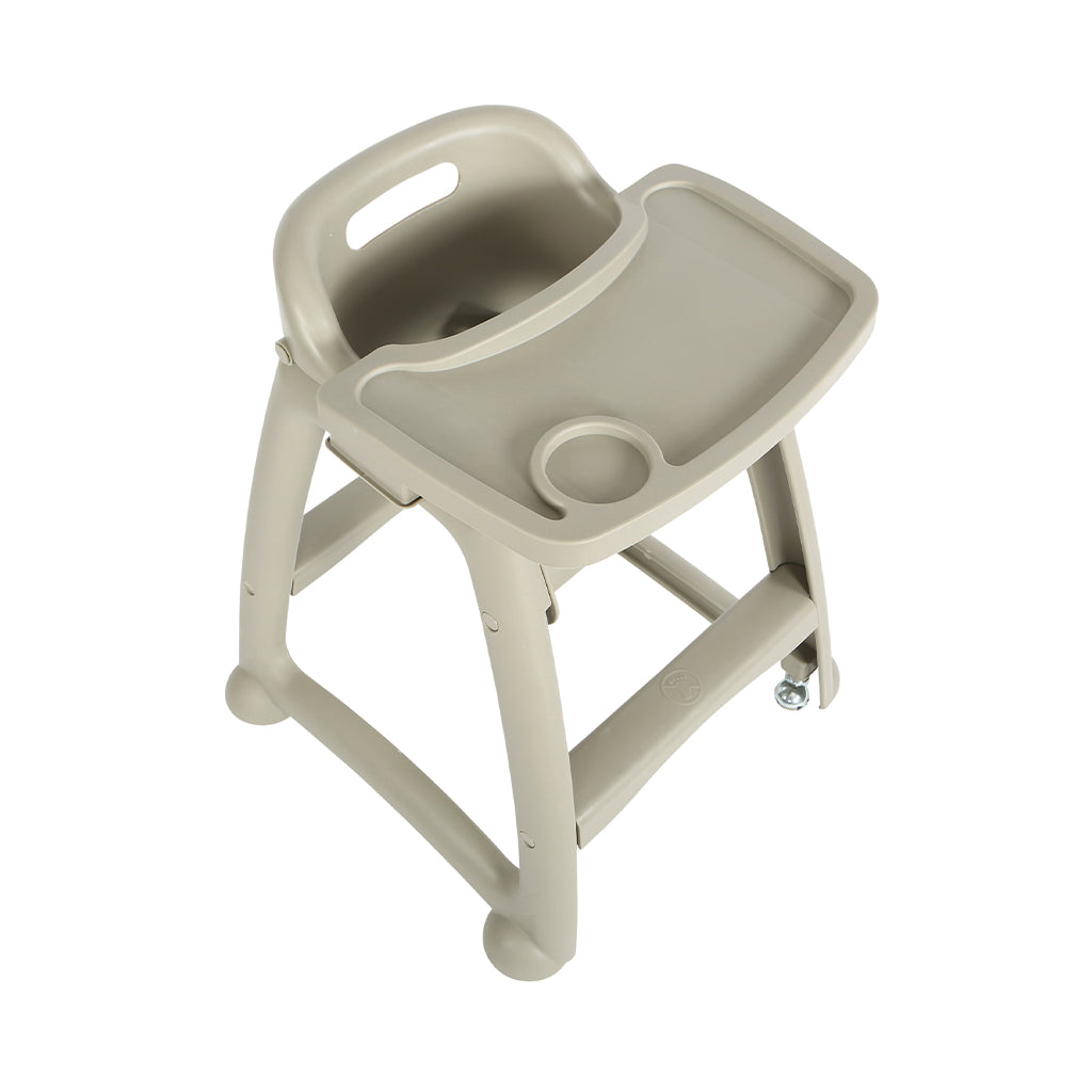 High Chair with wheels and Tray