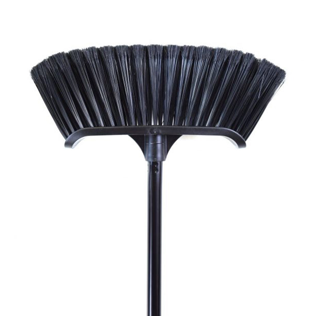 14" Spartan Premium Curved Magnetic Broom w/ 48" Metal Handle