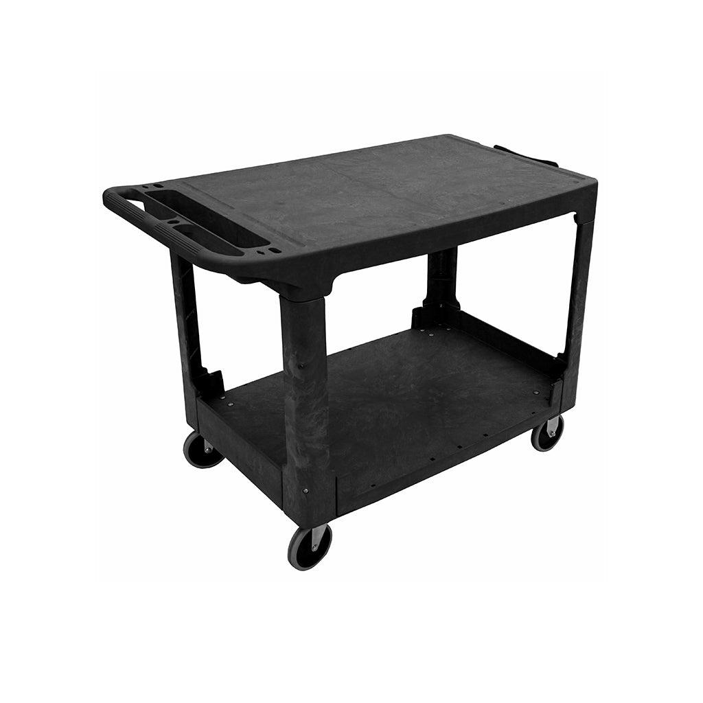 HD Flat Shelf Utility Cart Large 550lbs CaEAity - 44''x 25-1/4''x 32-1/4''