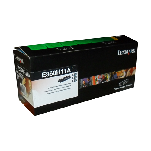 Lexmark E360, 460, 462 Return Programme 9K Toner Cartridge Part no.: E360H11A