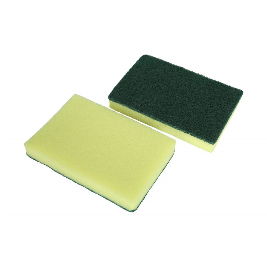 6"x4' Green/Yellow H.D. Foam Scrub Sponge