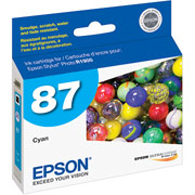 T087220 Epson 87 Cyan Original Ink Cartridge