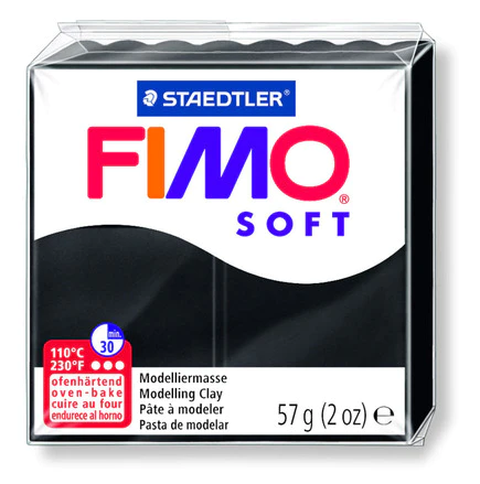 FIMO®soft Oven bake clay Black